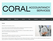 Tablet Screenshot of coralaccountancy.com
